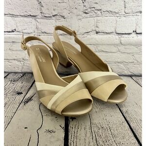 Naturalizer Berrie Beige N5 Comfort Heels Women's Size 6 NEW